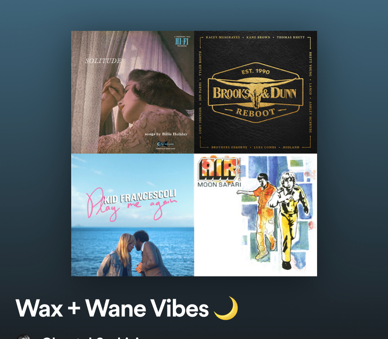 Wax + Wane Vibes Spotify Playlist